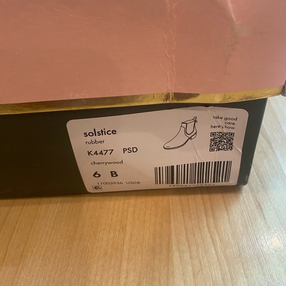 Kate Spade New York solstice rain boot - Cherrywood Size 6 - Picture 4 of 10